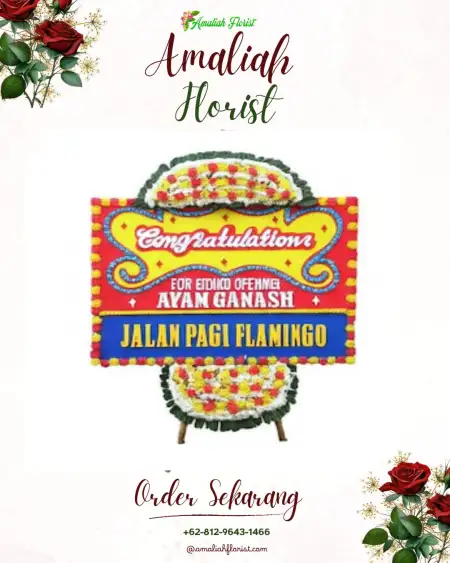 Sewa Papan Bunga Gancang